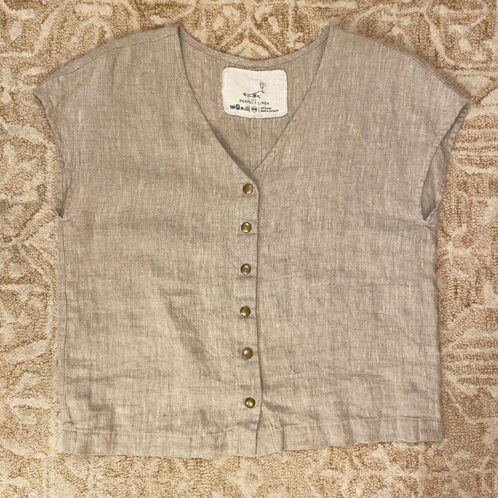 notPERFECTLINEN Malta Top